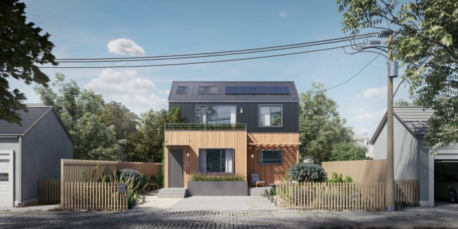 BuildCasa rendering Backyard house