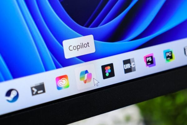 Copilot icon on a Windows 11 taskbar